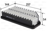 Luftfilter Valeo 585462 Filtereinsatz FüR KIA Hyundai Accent 4 RB Veloster FS 2