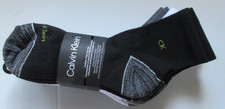 Calvin Klein 6 Pair High Quarter Men's Socks 7-12