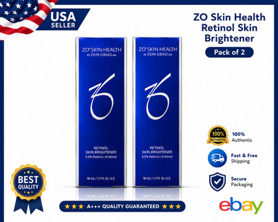 Zo Skin Health Retinol Skin Brightener 0.5% 50ml 1.7oz NEW FAST SHIP Pack of 2