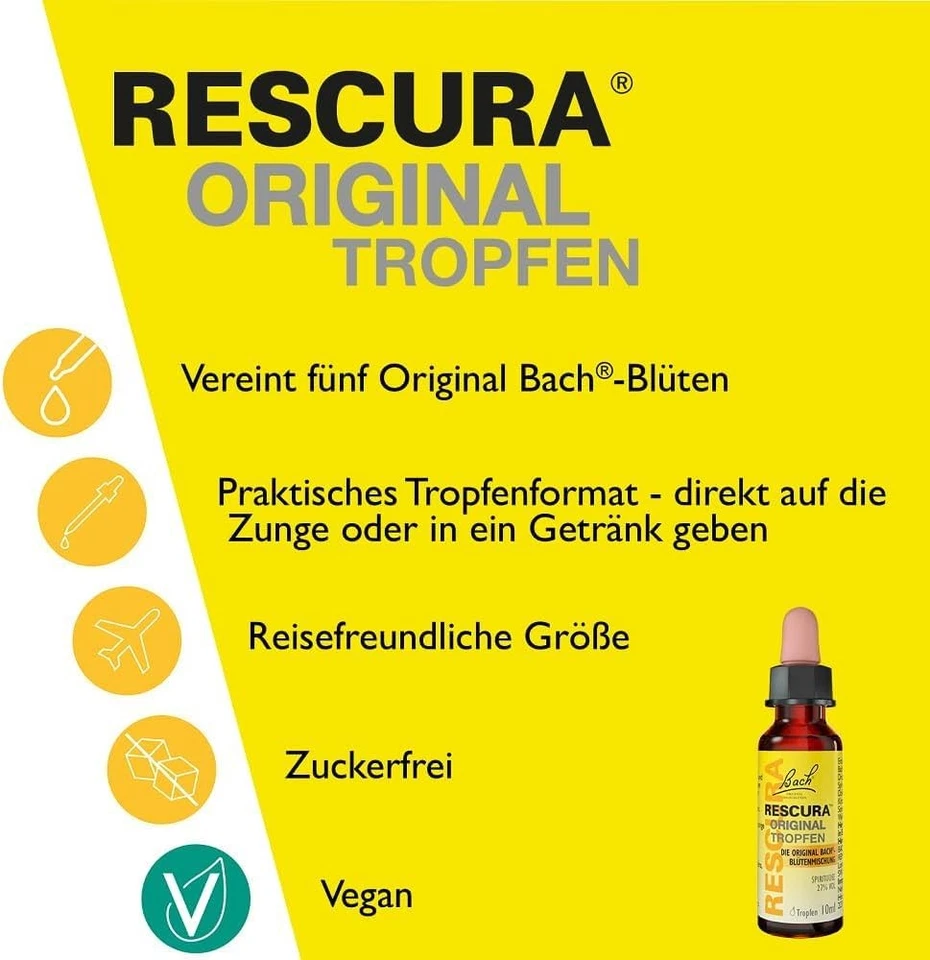 Original Tropfen (ehemals Rescue) Bachblüten Mischung 20ml - Bild 2 von 4