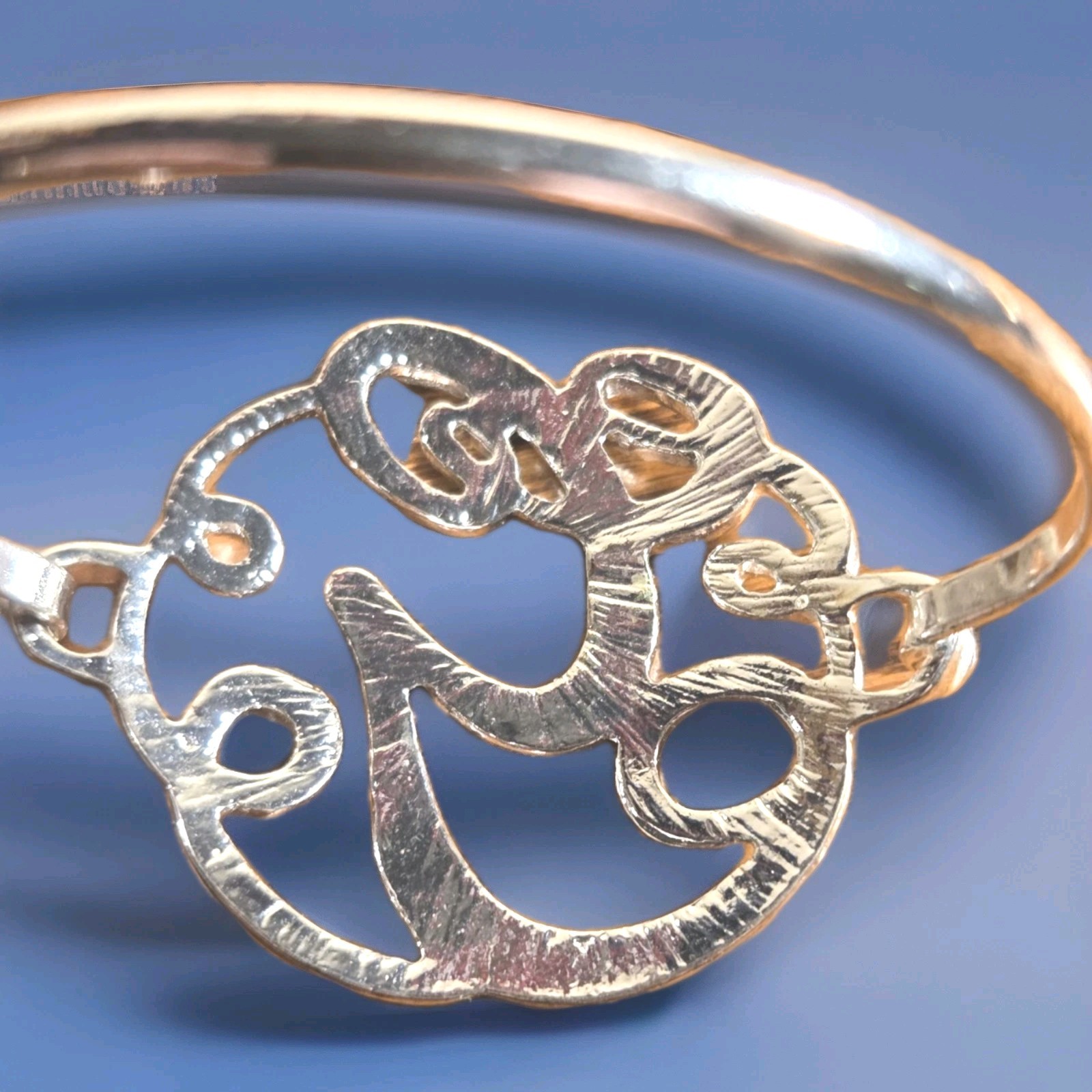 Monogram Style Letter Initial G Bangle Bracelet W… - image 4