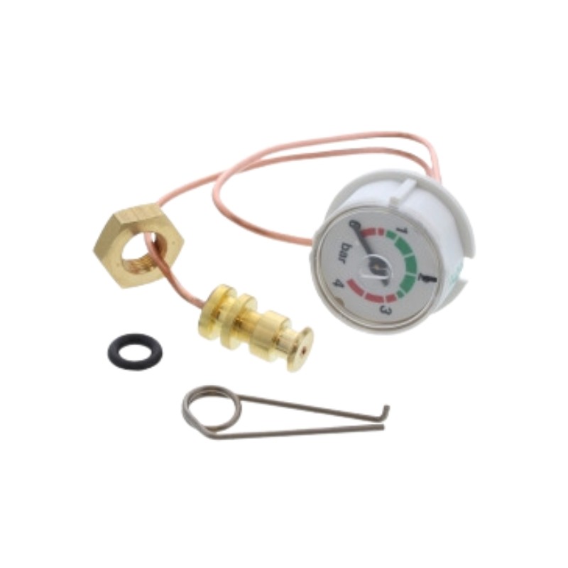 Worcester Bosch Genuine Boiler 87172081070 Pressure Gauge - Copper Pipe - NEW
