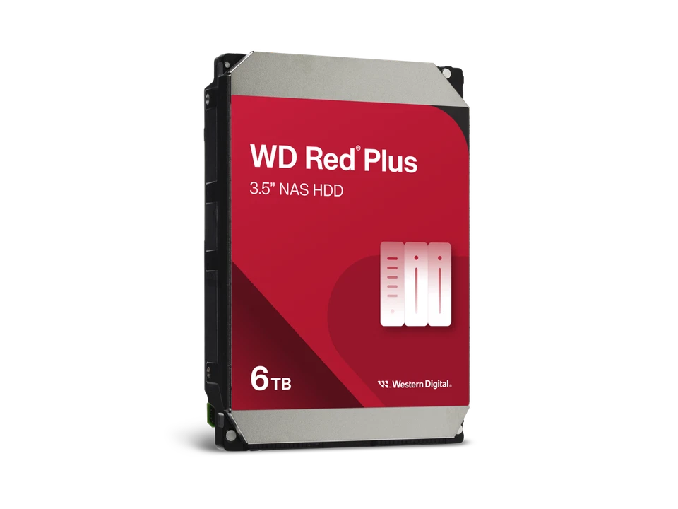 WD Red Plus WD60EFPX 6TB 5400 RPM 256MB Cache SATA 6.0Gb/s 3.5" Hard Drives - Image 2 of 4