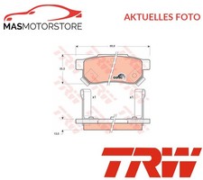 SATZ BREMSBELÄGE BREMSKLÖTZE HINTEN TRW GDB499 A FÜR ACURA INTEGRA 1.5L,1.6L