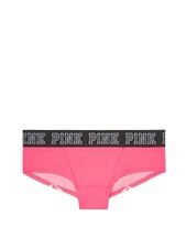 Victoria's Secret PINK Logo Hipster Panty Pink w Graphic