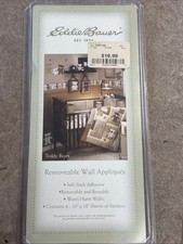 Eddie Bauer Removable Wall Appliqu s Self Stick Teddy Bears Won  t Harm Walls NEW