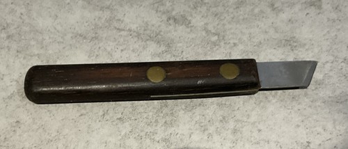 Vintage Woodworking Joinery Marking Knife Wooden Handle Cabinetmaker Tool
