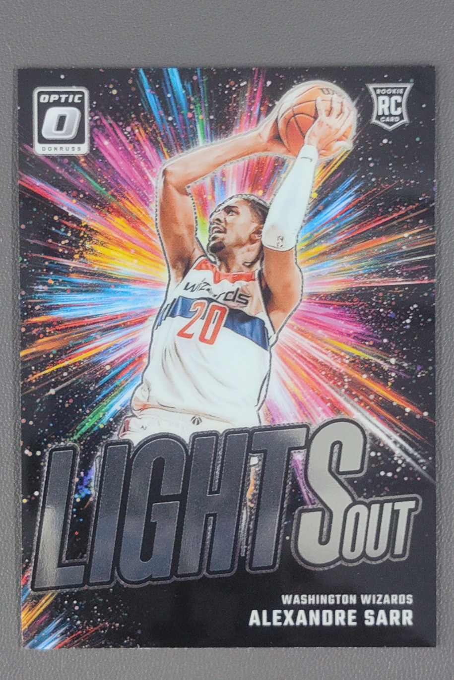 2024-25 Panini Donruss Optic Alexandre Sarr Lights Out RC Rookie #5