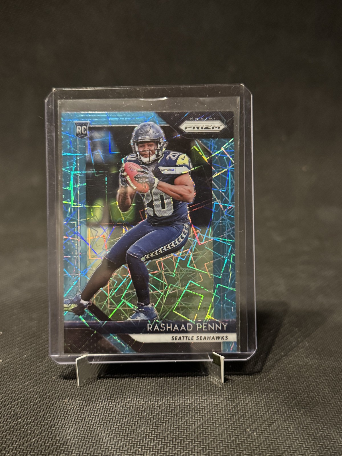 2018 Panini Prizm - Rookie Rashaad Penny #210 Lazer Prizm (RC)