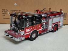 Code 3 Collectibles Diamond Plate 1/32 Scale Chicago FD Luverne Pumper 12982