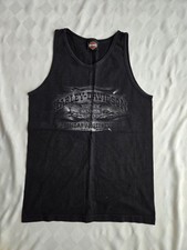 Mens Harley Davidson Sleeveless Tank Top Medium Legendary Motorcycles