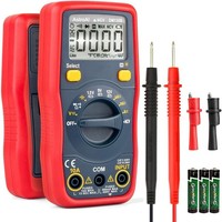 Astroai Digital Multimeter, Auto-Range Trms 4000 Counts Multimeter Voltmeter