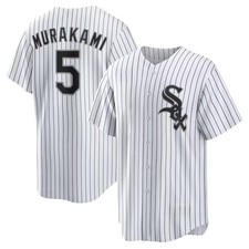 Men's/Youth White Sox 5 Munetaka Murakami White Home Limited Stitched Jersey
