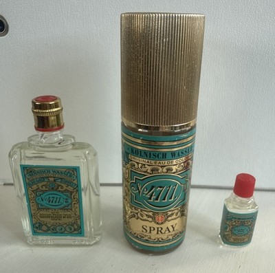 4711 Original Eau de Cologne / Echt Kölnisch Wasser / Parfüm / Flakons 3 Stück