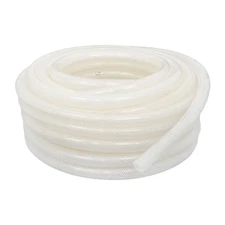 1/2inch ID x 3/4" OD 50 Ft PVC Tube Braided Reinforced Tubing Flexible