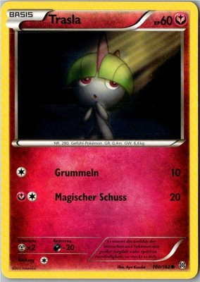 Pokemon Trasla 100/162 TURBOstart Deutsch
