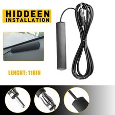 1pcs 3m Car Hidden Stereo Antenna Fm Am Aerial Radio Signal Amplified Booster