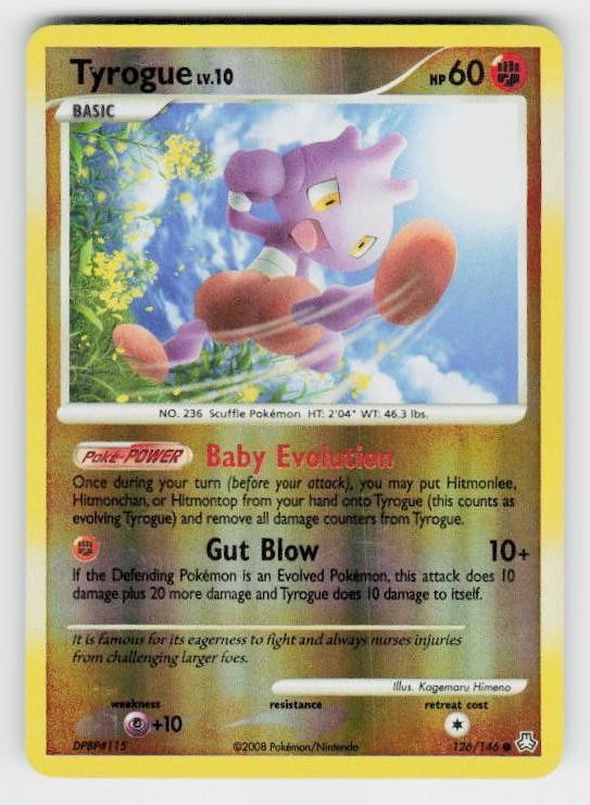 Legends Awakened #126/146 Tyrogue Reverse Holo