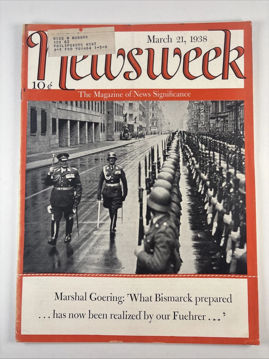 Newsweek Magazines 1900-1939 for sale | eBay