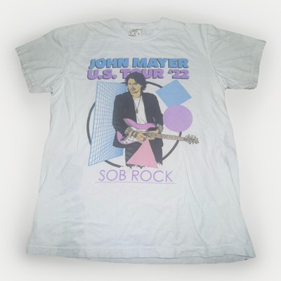 John Mayer Shirt SOB Rock Tour 2022 Size Medium Band White Teen Cohen Swift  