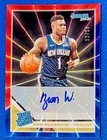 2019-20 Donruss Zion Williamson Red & Blue Laser Rookie Autograph RC Auto /15