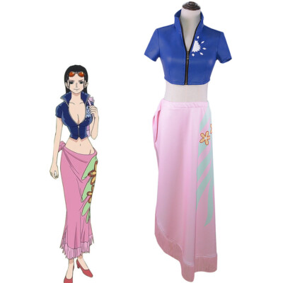strapless open back dress One Piece Live Action Season 2 Nico Robin Cosplay Costume – Gcosplay main image 1