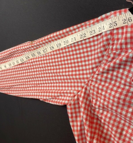 Ladies Orvis Long Sleeve Plaid Button Front Shirt Size Large 2 Zipper Pockets - Picture 11 of 14