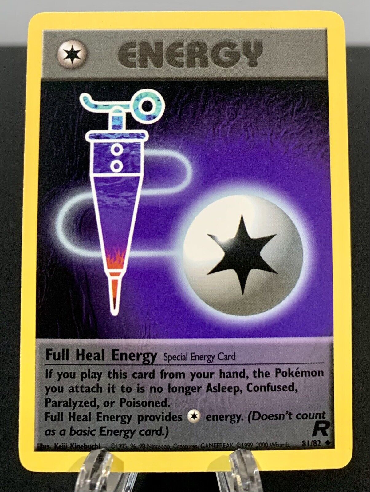 Pokémon TCG Team Rocket Full Heal Energy #81