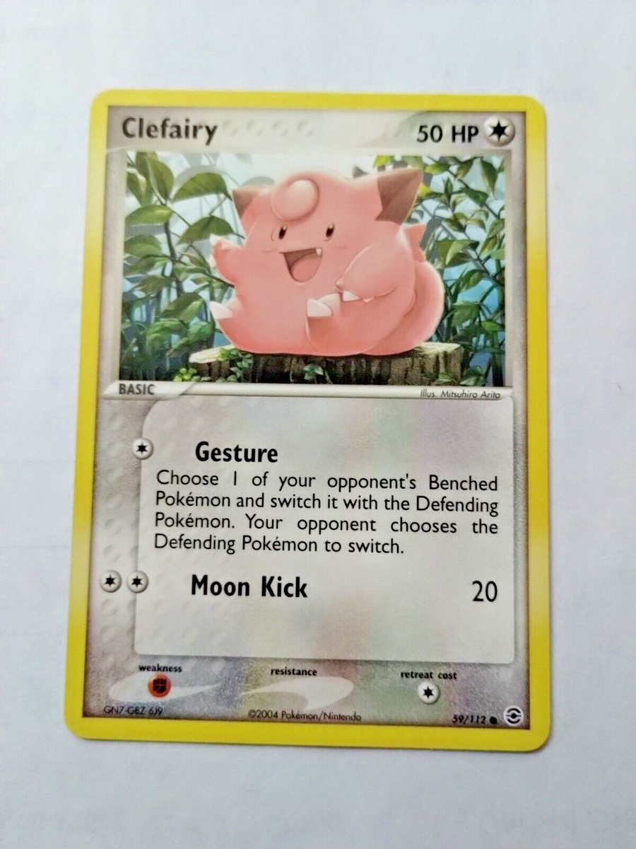 Pokémon TCG Clefairy EX FireRed & LeafGreen 59 Regular Common