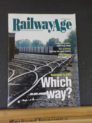 Railway Age 2000 December Which way? High production High tech shops Rail grindi