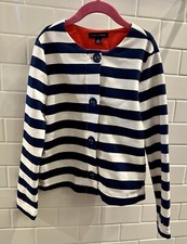 Tommy Hilfiger Girls Striped Jacket M 8-10 