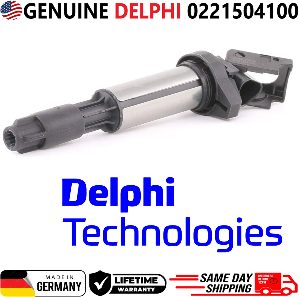 Новый подлинный DELPHI x 6 катушки зажигания для 2001-2010 BMW I4 I6 V8 V12, 0221504100 - Изображение 2 из 4