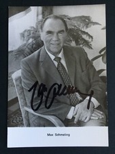 Max Schmeling signiert +2005 Boxen Karte orig. Unterschrift Signatur Autogramm