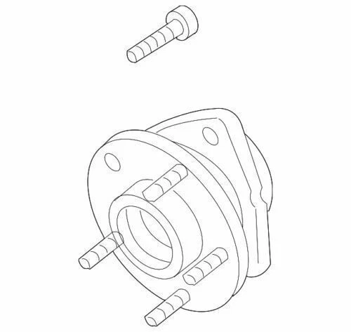 Conjunto de buje y rodamiento para Ford (N/P G2MZ-1104-Y)