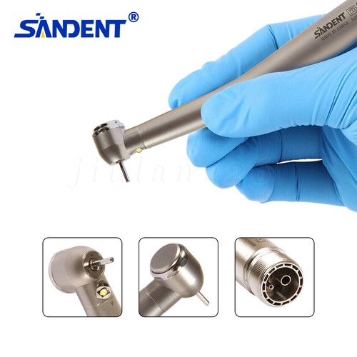 E-generator Dental LED Fiber Optic High Speed Handpiece 2/4hole Drill hand piece - Picture 35 of 46