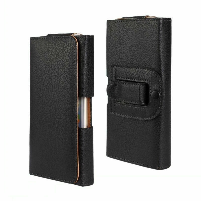 Universal PU Leather Belt Pouch Wallet Clip Hip Loop Case Cover For All Phones - Image 3 of 4
