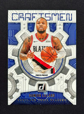 2021-22 Panini Donruss NBA Damian Lillard Craftsmen Press Proof #9 Trail Blazers