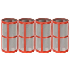 2 Pair 200 Mesh In-Line Strainer Stainless Steel Filter Screen Replacement