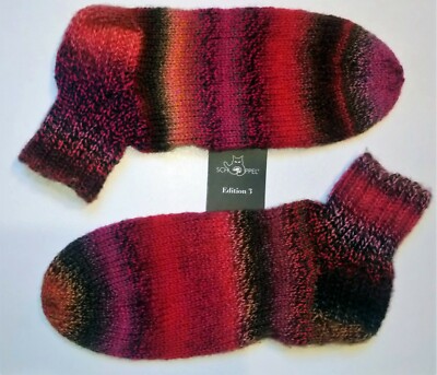 Selbstgestrickt/Handgemacht/Sneaker/Wollsocken/Schoppel/Gr.38-39