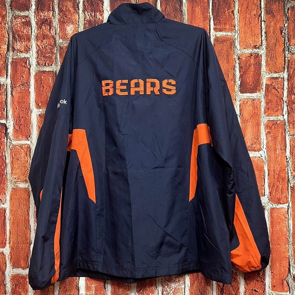 Chicago Bears Reebok On Field Jacket Size Large eBay