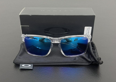 OAKLEY SYLAS 9448-0460 Prizm Sapphire Lenses, Polished Clear Frame