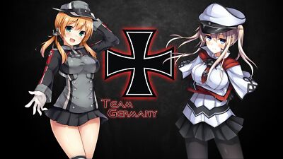 Anime kantai collection germany warship prinz eugen graf Playmat Gaming Mat Desk