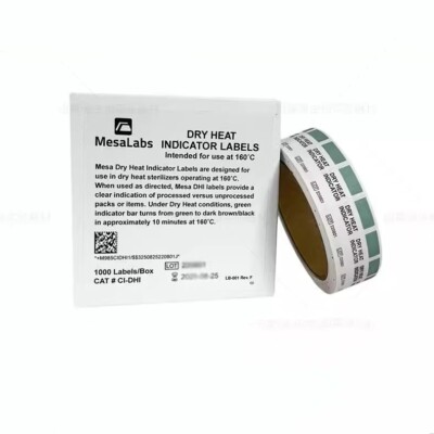 1000 pieces/roll dry heat sterilization indicator label CI-DHI compatible New