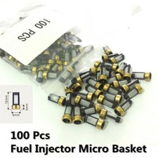 100pcs Fuel Injector Micro Basket Filter Fit For Asnu03c Injector Repair Kits