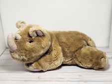Animal Alley Rhino Rhinoceros 16" Toys R Us Commonwealth Plush Realistic 2000