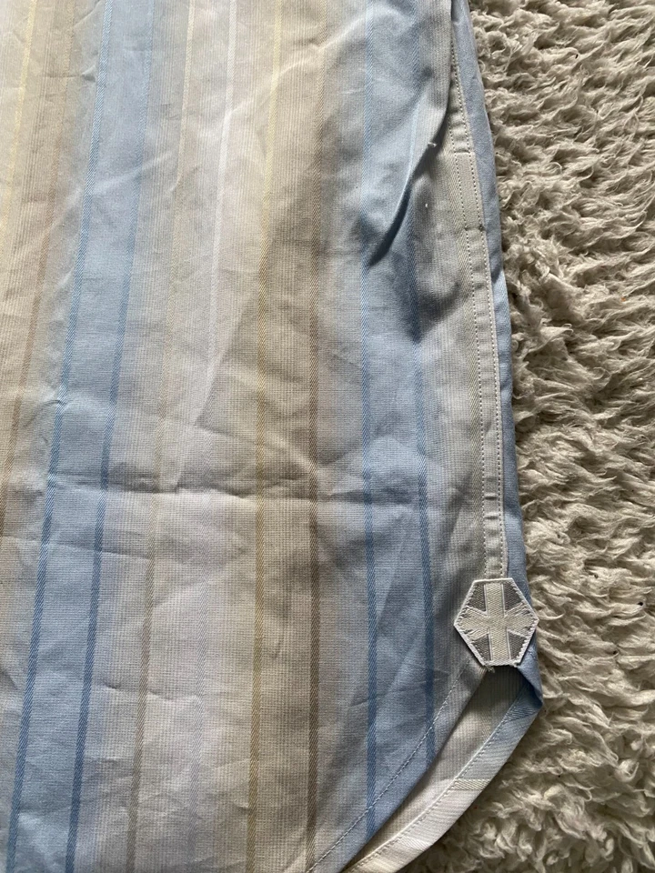 Camisa Austin Reed London Hombre Rayas Manga Corta Abotonada Multicolor Talla M Foto 2 de 4