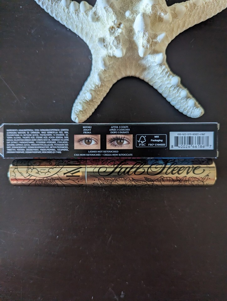 KVD Full Sleeve Long + Defined Tubing Mascara INK BLACK 10 Full Size