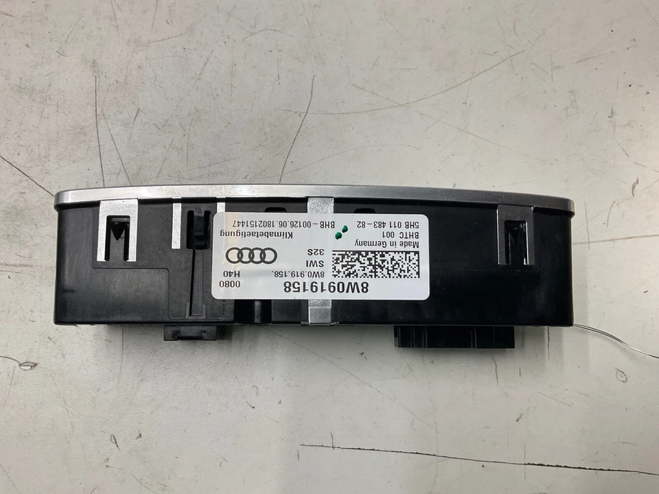 AUDI S4 2018 unidad de control de temperatura climatizada trasera 8W0919158SWI, 8W0919158 OEM Foto 4 de 4