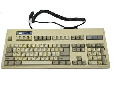 Laser Turbo XT Model 3 Mechanical Keyboard , KM-1021, Din5 Connector, Untested