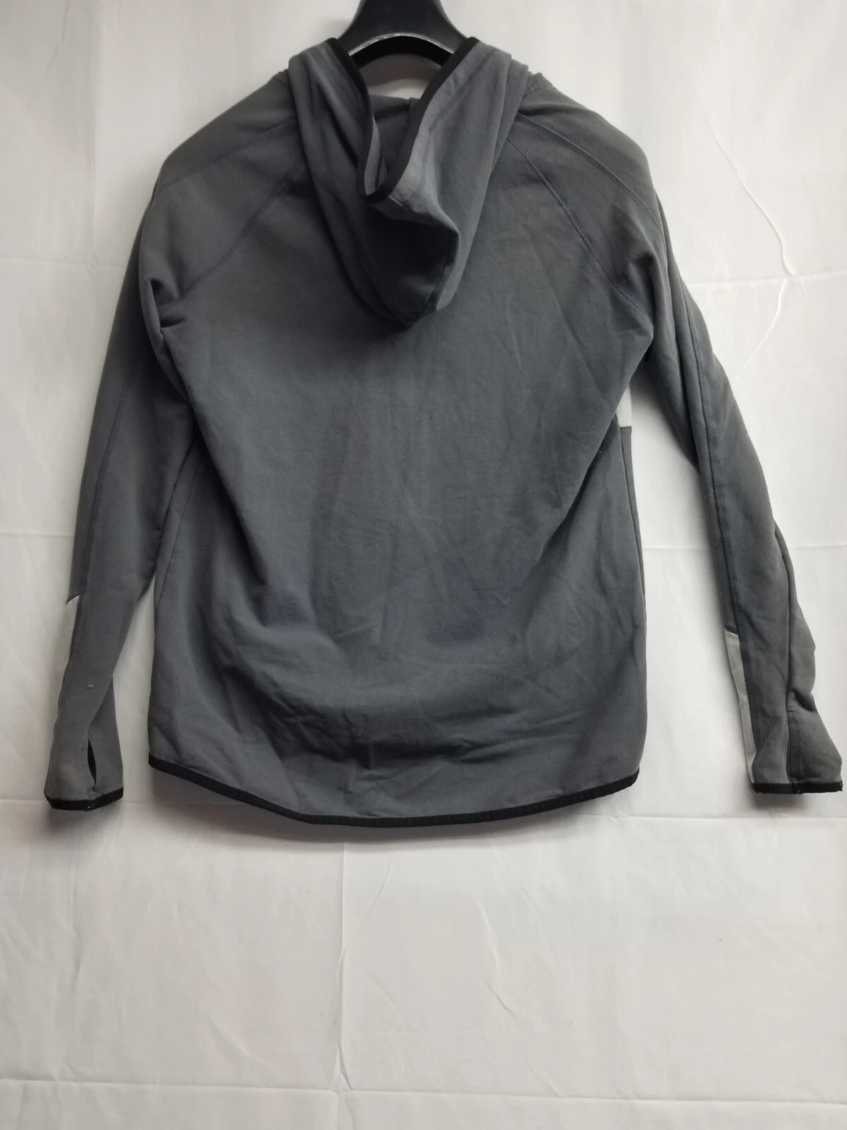 UNDERCOVER Felpa donna rosa Victorias Secret piccola grigia con cappuccio logo tasche spellout